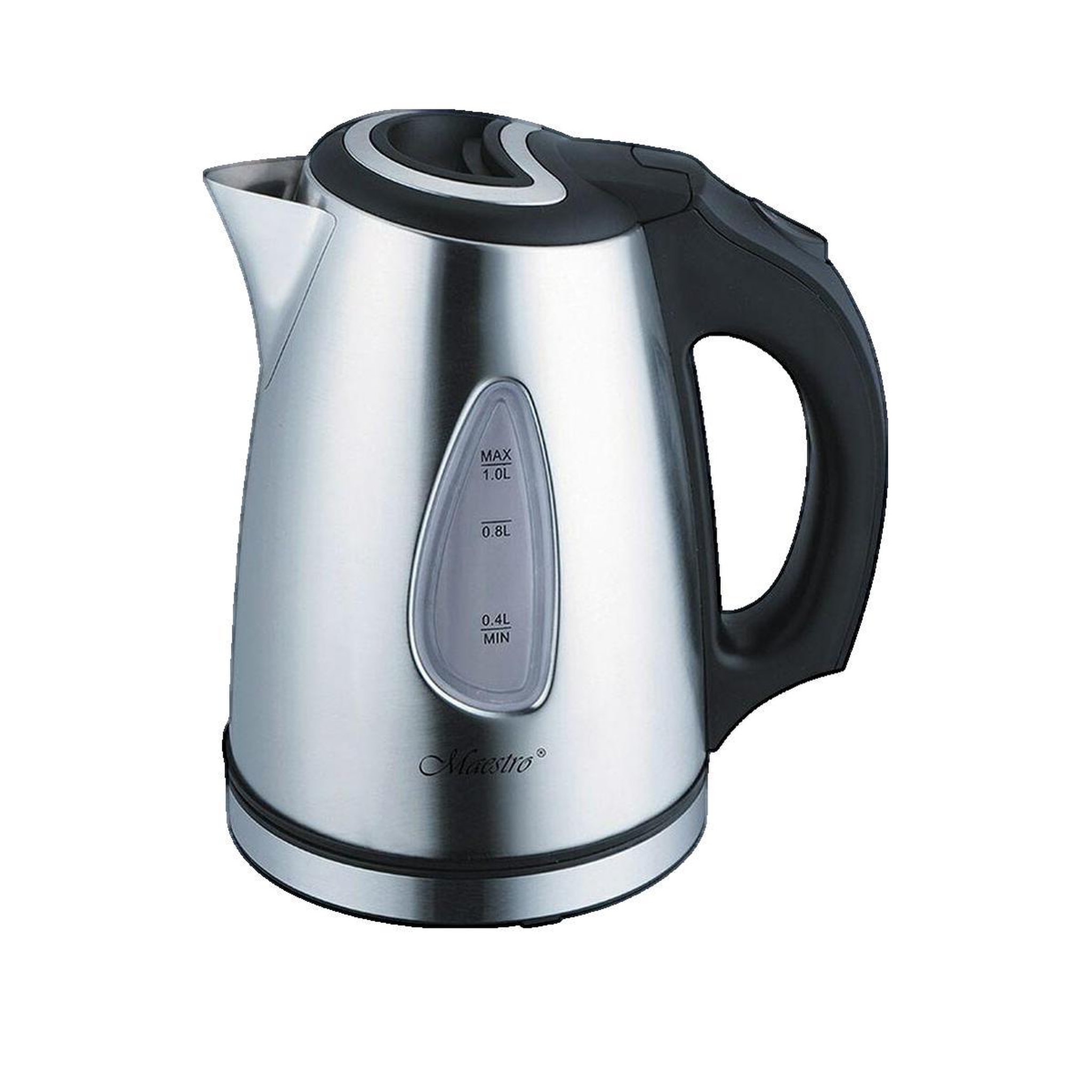 Voir la diapositive 1 : MASTER Bouilloire Feel Maestro MR-029New inox 1 litre 1600W