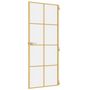 Voir la diapositive 5 : VIDAXL Porte interieure mince dore 83x201,5 cm verre trempe aluminium