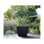 Voir la diapositive 2 : Eda Pot de fleur Stone Diva carré avec bac amovible 43,5 x 44,2 cm- Eda