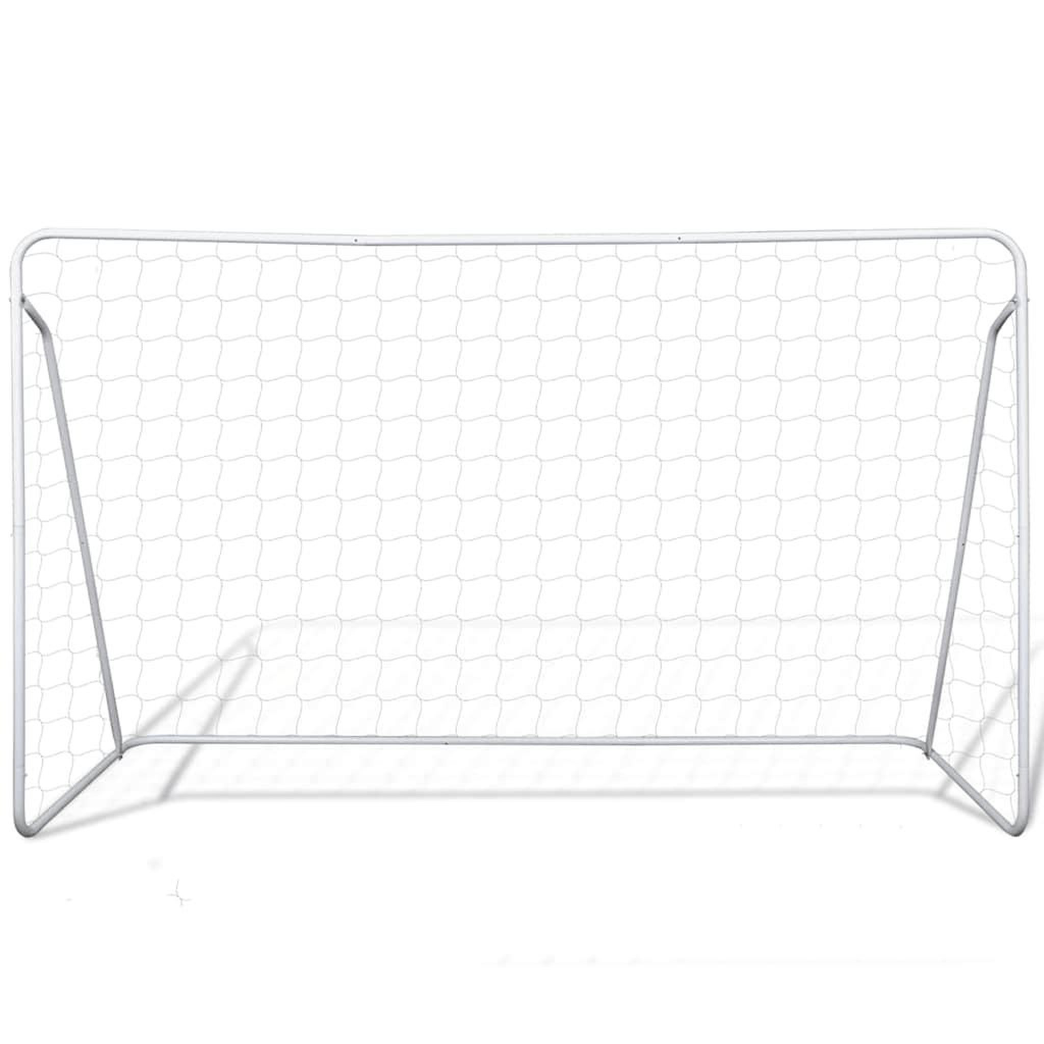 Voir la diapositive 2 : VIDAXL Cage de but de football 240x90x150 cm acier haute qualite