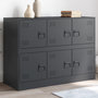 Voir la diapositive 1 : VIDAXL Buffet anthracite 99x39x73 cm acier