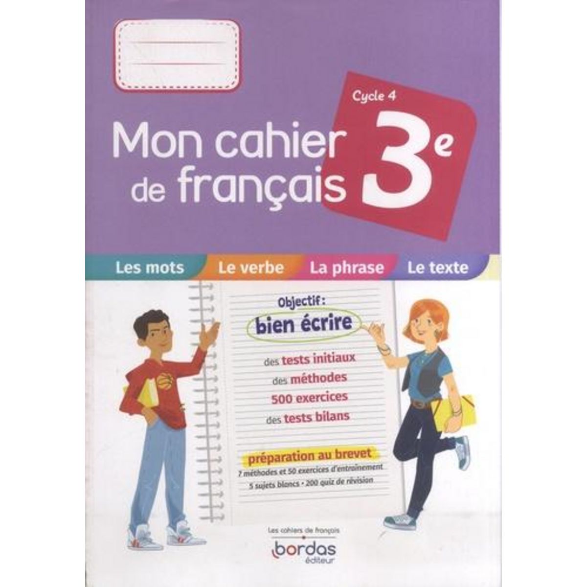 MON CAHIER DE FRANCAIS 3E CYCLE 4, Le Doré Bénédicte