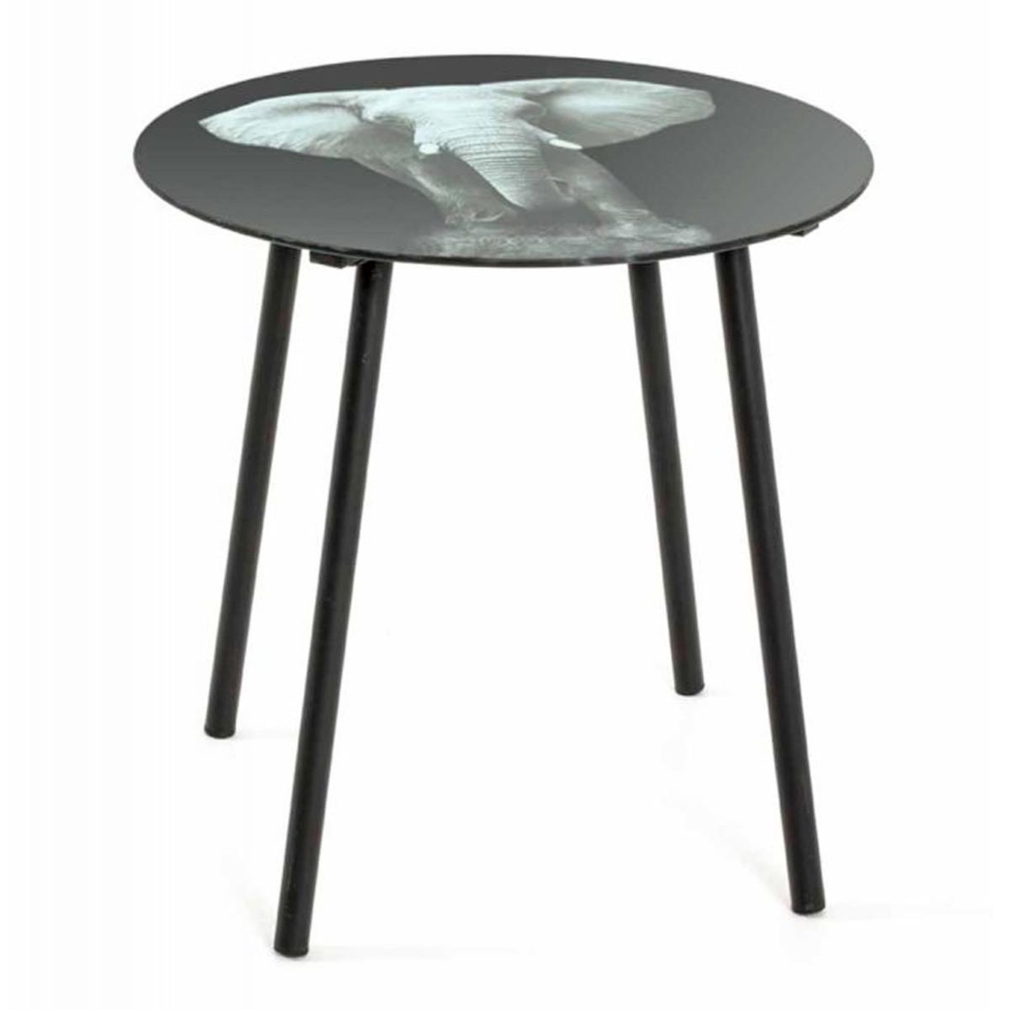 Paris Prix Table d'appoint design  jumbo  41cm noir
