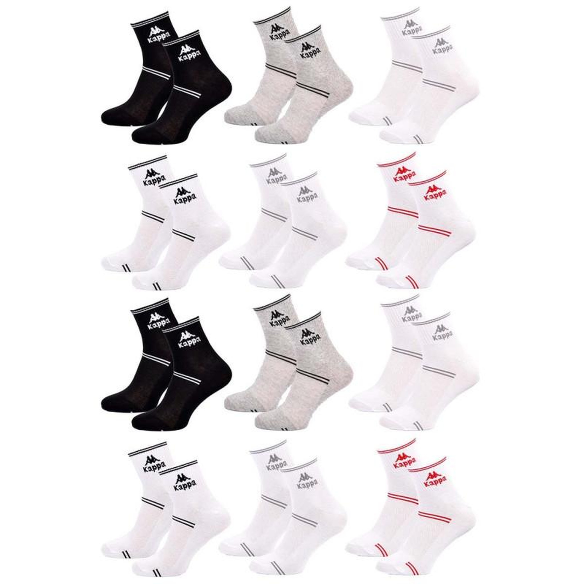 Voir la diapositive 1 : KAPPA Chaussettes KAPPA QUARTER