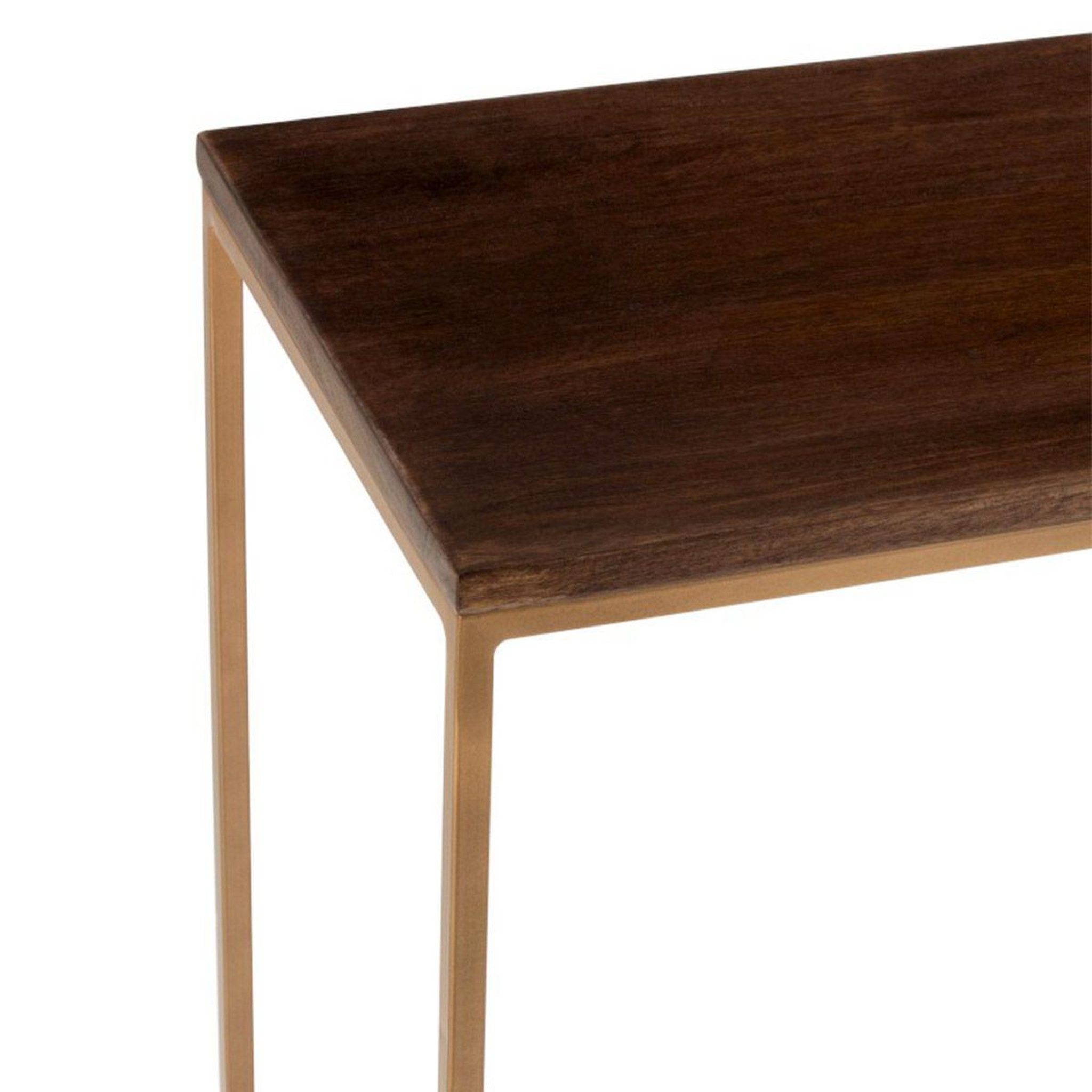 Voir la diapositive 6 : J-LINE Console 2 Parties Design  Rafi  114cm Marron