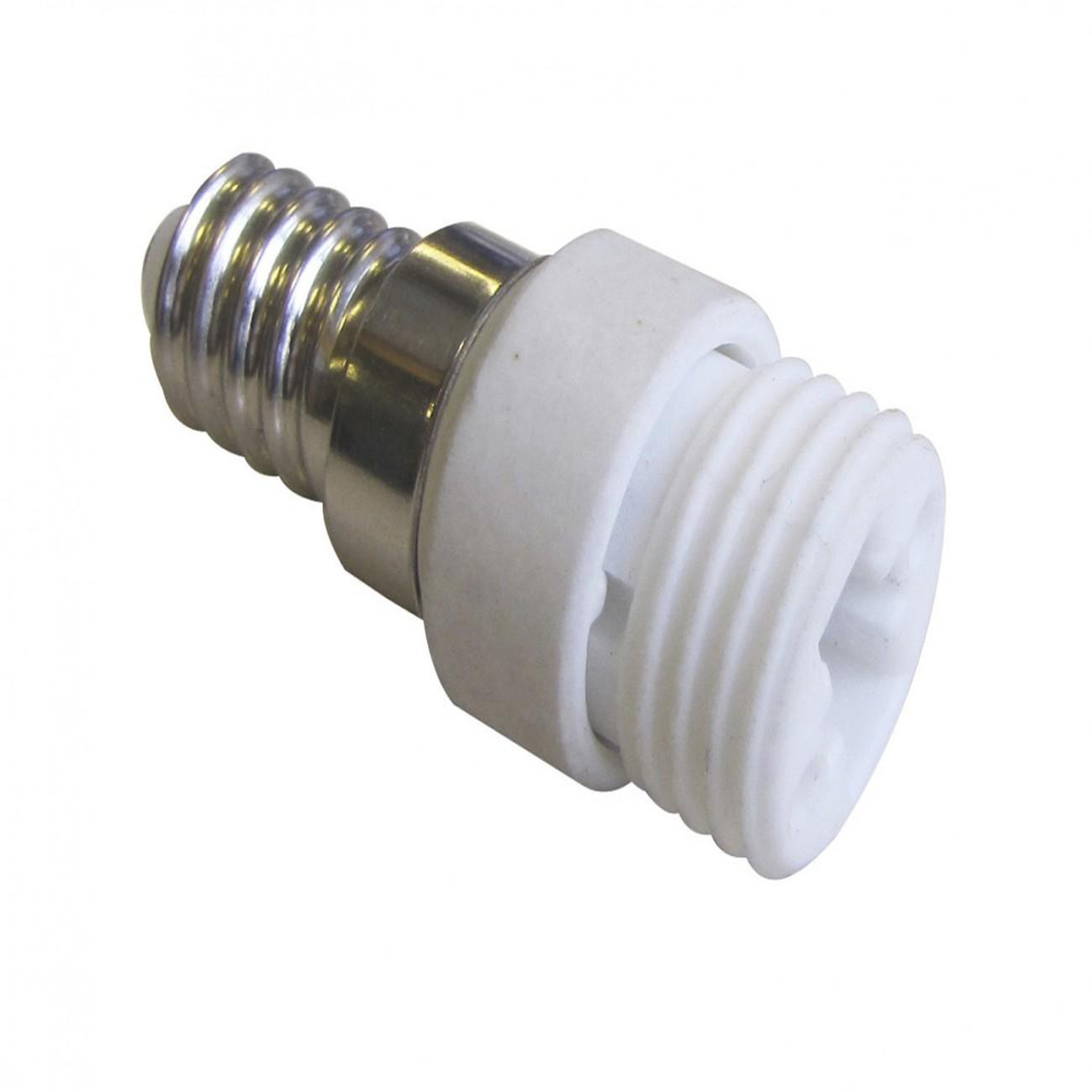 CENTRALE BRICO Transformateur de douille E14 en G9 G9, plastique, blanc 100 W