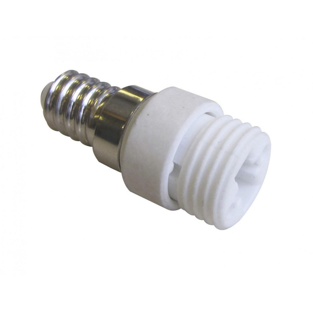 CENTRALE BRICO Transformateur de douille E14 en G9 G9, plastique, blanc 100 W