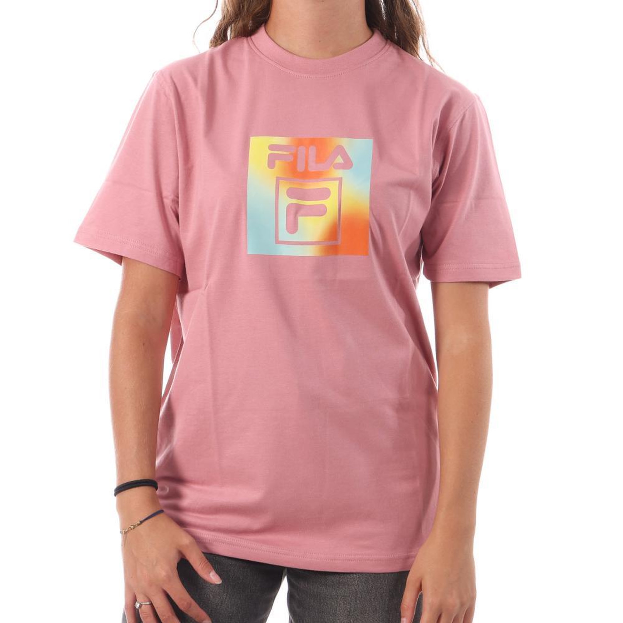 FILA T shirt  Femme Fila Soft Plastisol. Coloris disponibles : Rose