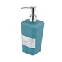 Voir la diapositive 2 : Paris Prix Distributeur de Savon Soft Touch  Vitamine II  17cm Bleu Émeraude
