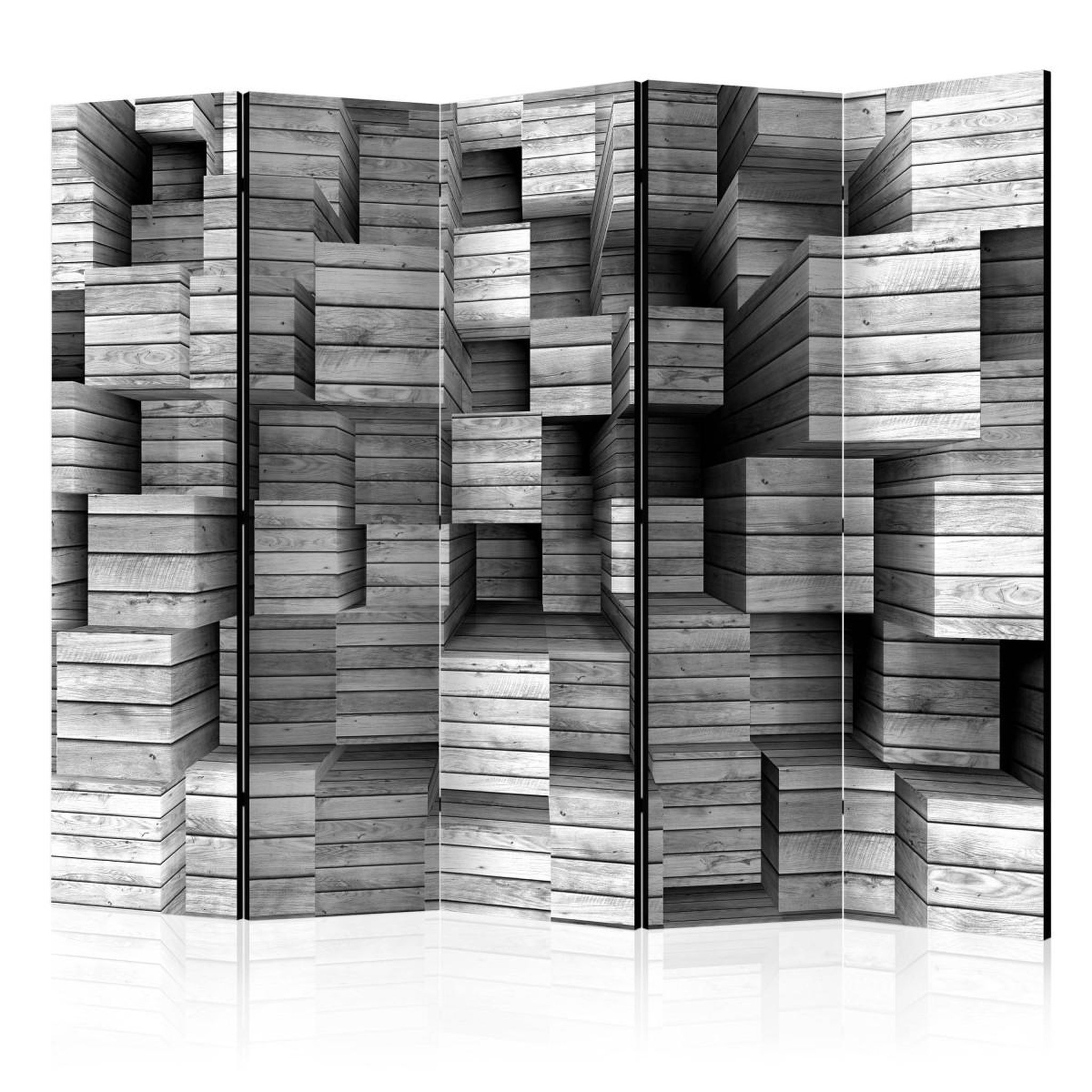 Paris Prix Paravent 5 volets  grey precision  172x225cm