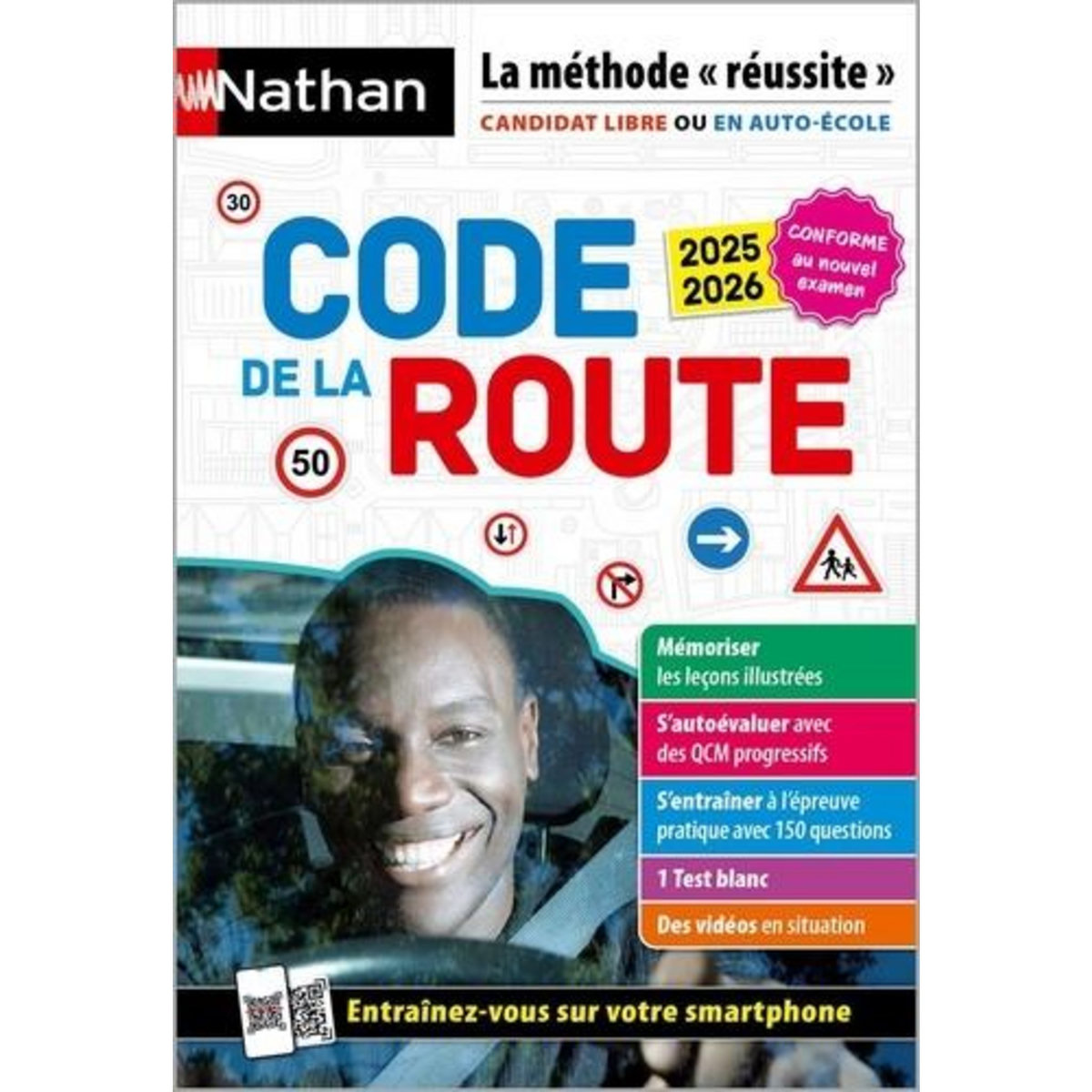 CODE DE LA ROUTE. CONFORME AU NOUVEL EXAMEN, EDITION 2025-2026, Lemaire Thierry