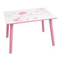 Voir la diapositive 2 : Fun House FUN HOUSE - Table licorne h 41,5 cm x l 61 cm x p 42 cm avec une chaise h 49,5 cm x l 31 cm x p 31,5 cm pour enfant