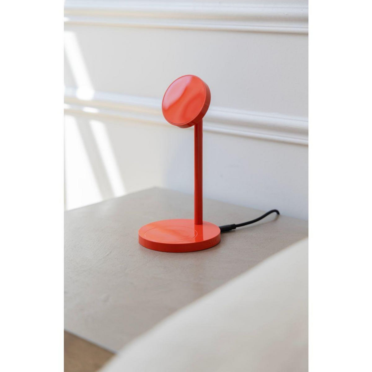 CASYX Chargeur 2 en 1  Charge rapide Qi2 rouge