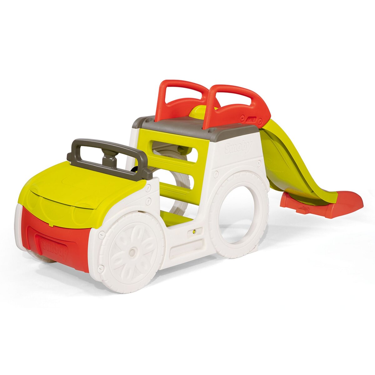 SMOBY Aire de jeu Adventure Car avec Toboggan