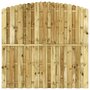 VIDAXL Panneau de cloture Bois de pin impregne 180x(165-180) cm