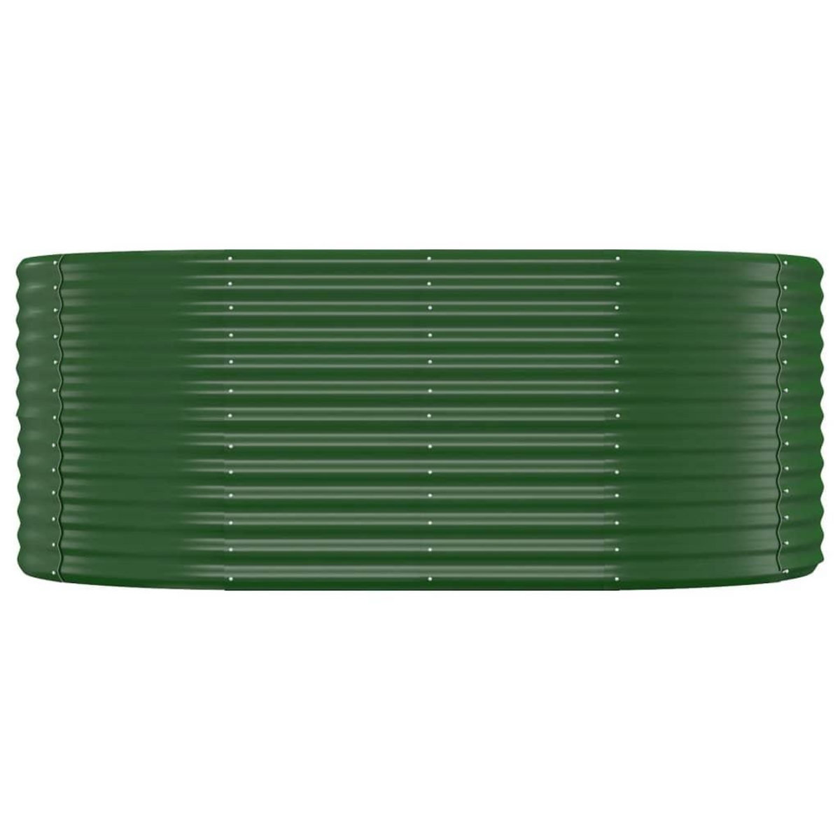 VIDAXL Lit sureleve de jardin Acier enduit de poudre 175x100x68cm Vert