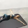 VIVEZEN Tapis de yoga, de gym, d'exercices 186 x 120 x 1 cm + sangle de transport