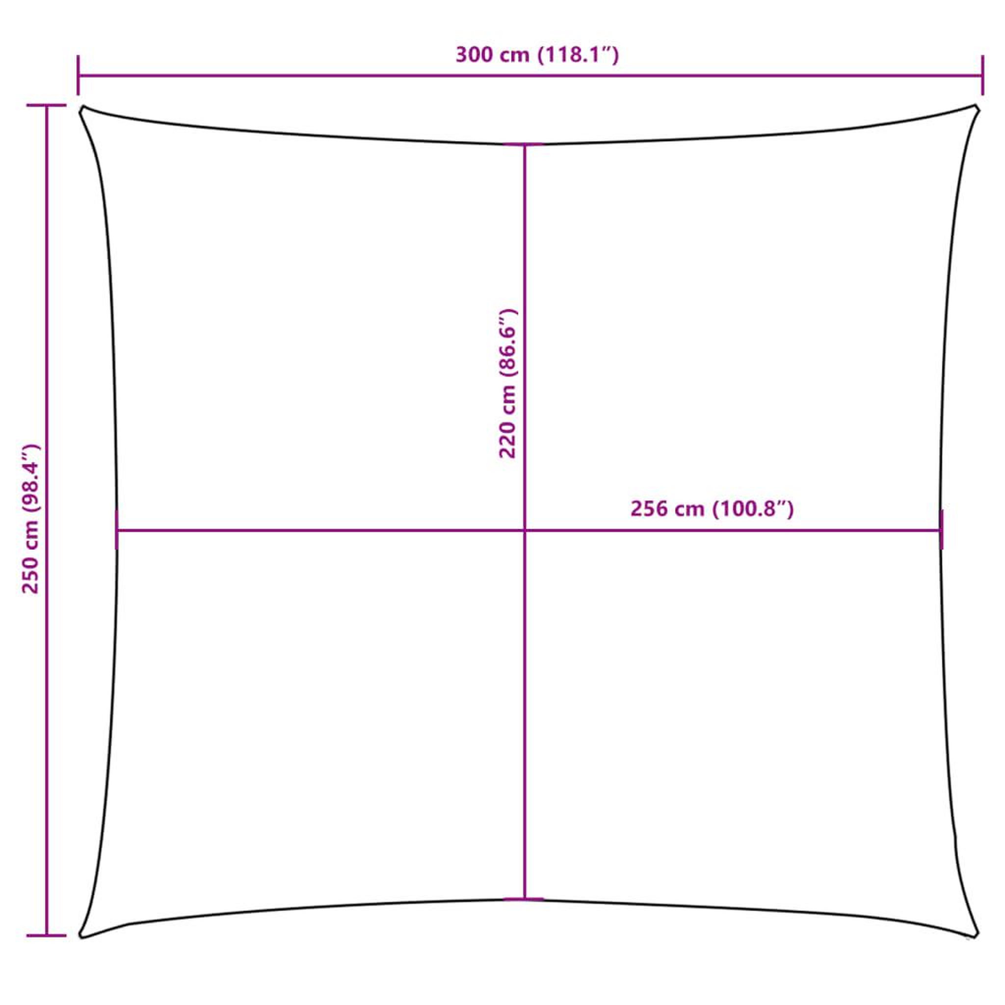 Voir la diapositive 6 : VIDAXL Voile de parasol tissu oxford rectangulaire 2,5x3 m creme