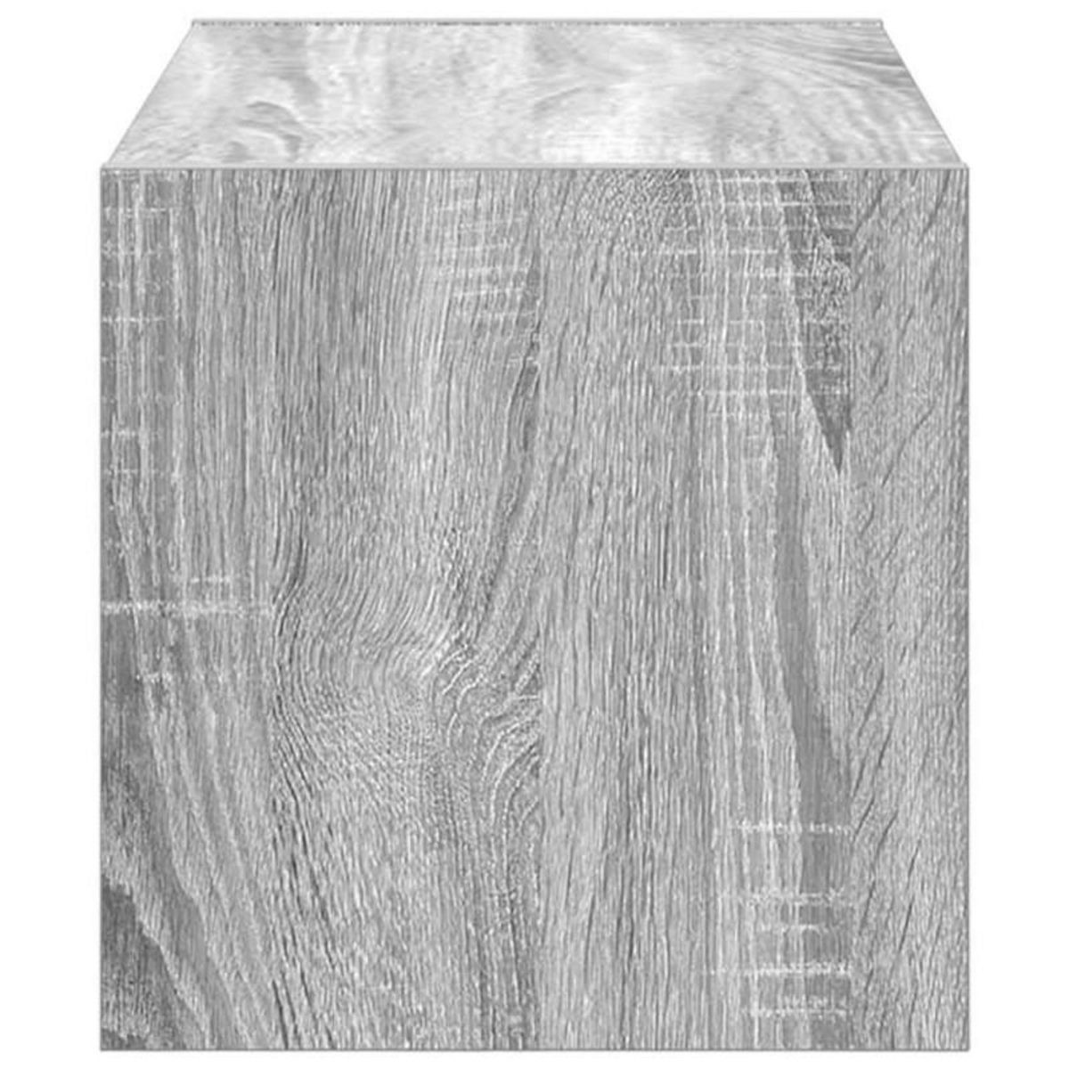 VIDAXL Étagère à chaussures empilable sonoma gris 60x30x30,5 cm