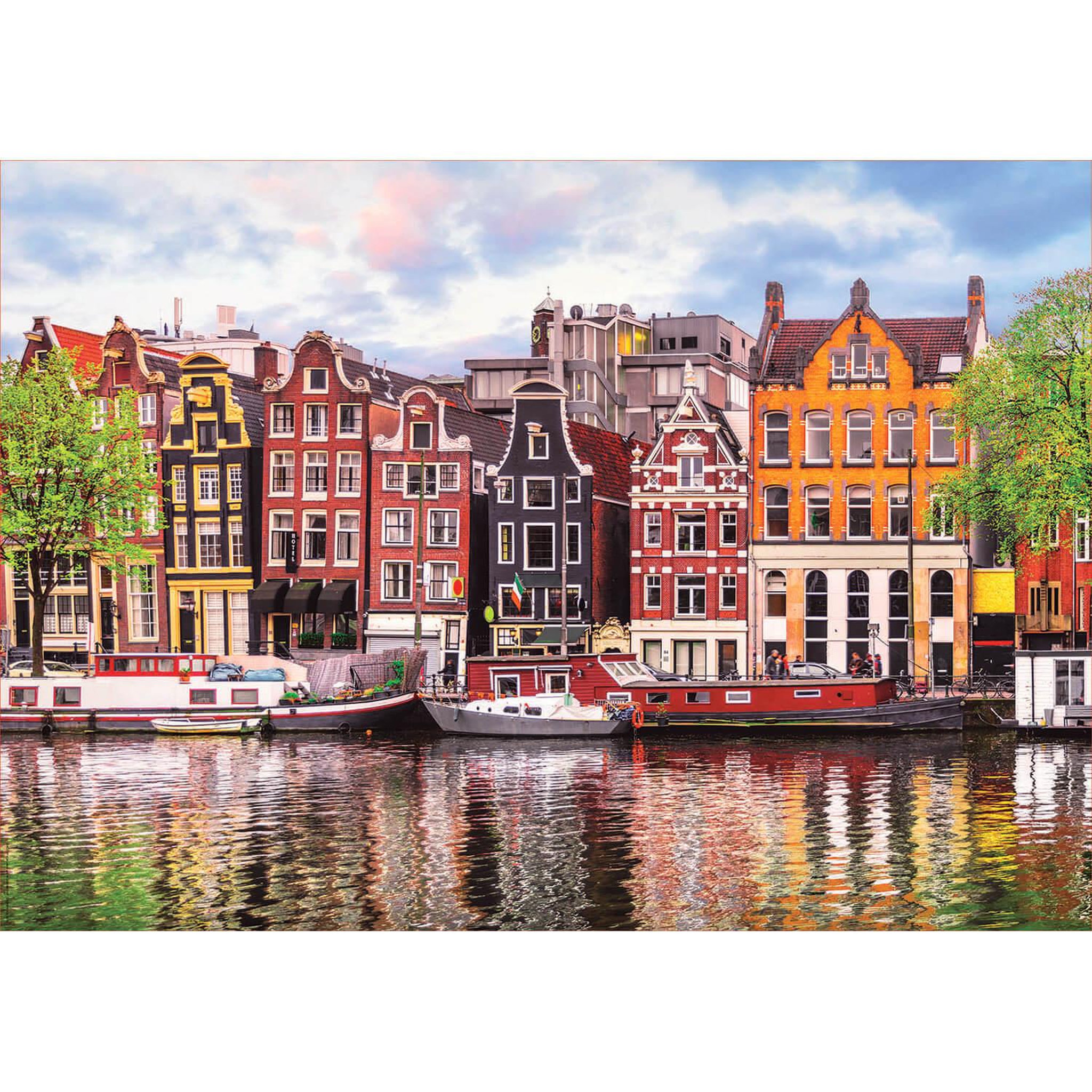 EDUCA Puzzle 1000 pièces : Maisons dansantes, Amsterdam