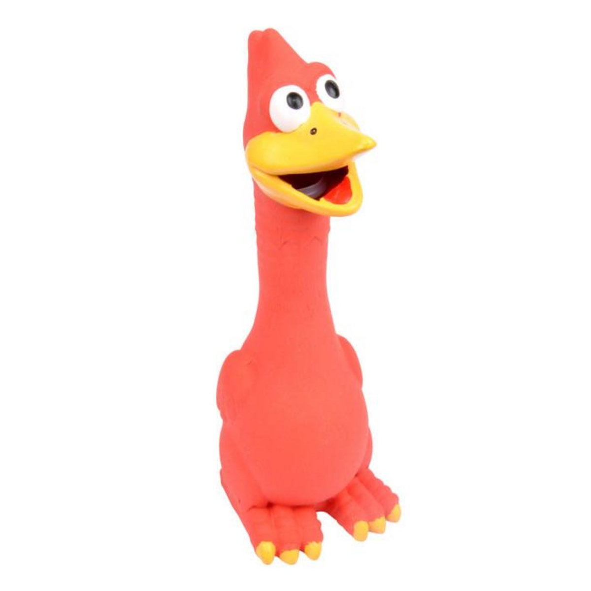 Paris Prix Jouet pour Chien  Dinosaure  19cm Rouge