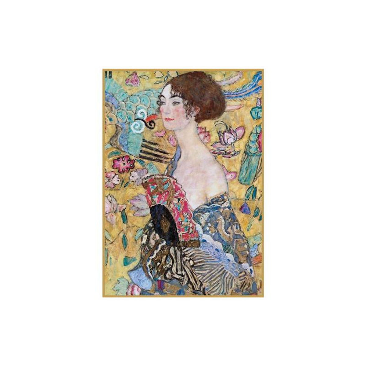 Piatnik Puzzle 1000 pièces Dame à l’Éventail – Piatnik – Gustav Klimt – Adulte – Haute qualité