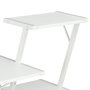 Voir la diapositive 5 : VIDAXL Bureau avec etagere Blanc 116x50x93 cm