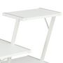 Voir la diapositive 5 : VIDAXL Bureau avec etagere Blanc 116x50x93 cm