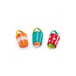 Hape Ensemble de Seaux Colorés pour le Bain - Jouets Aquatiques Ludiques
