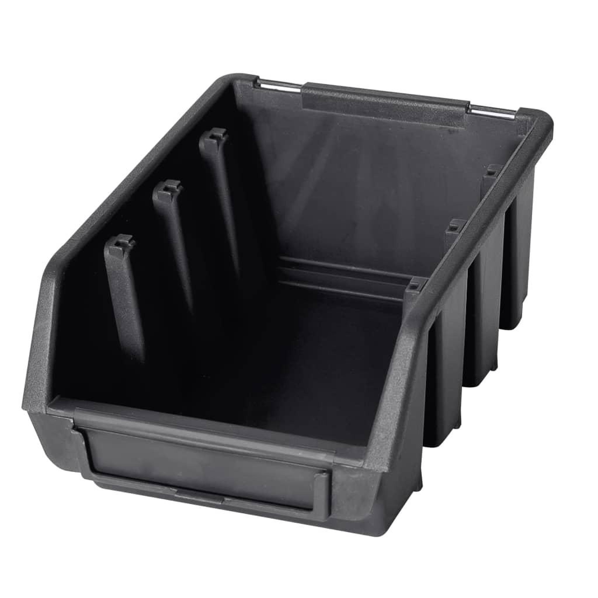 Voir la diapositive 4 : VIDAXL Kit de bacs de stockage et panneaux muraux 96 pcs Rouge et noir