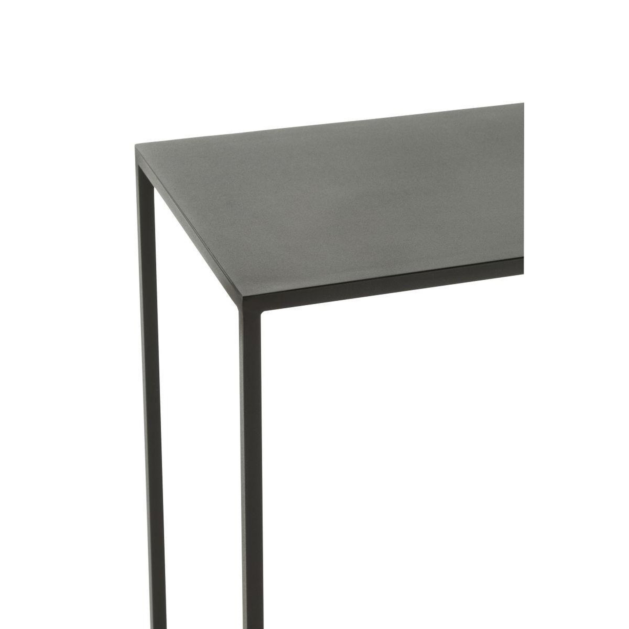 Voir la diapositive 4 : J-LINE Console en métal  elsie  110cm noir