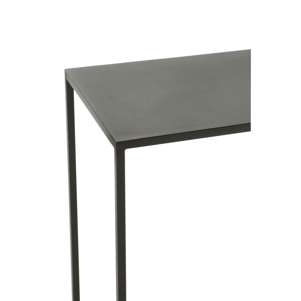 Paris Prix Console en Métal  Elsie  110cm Noir
