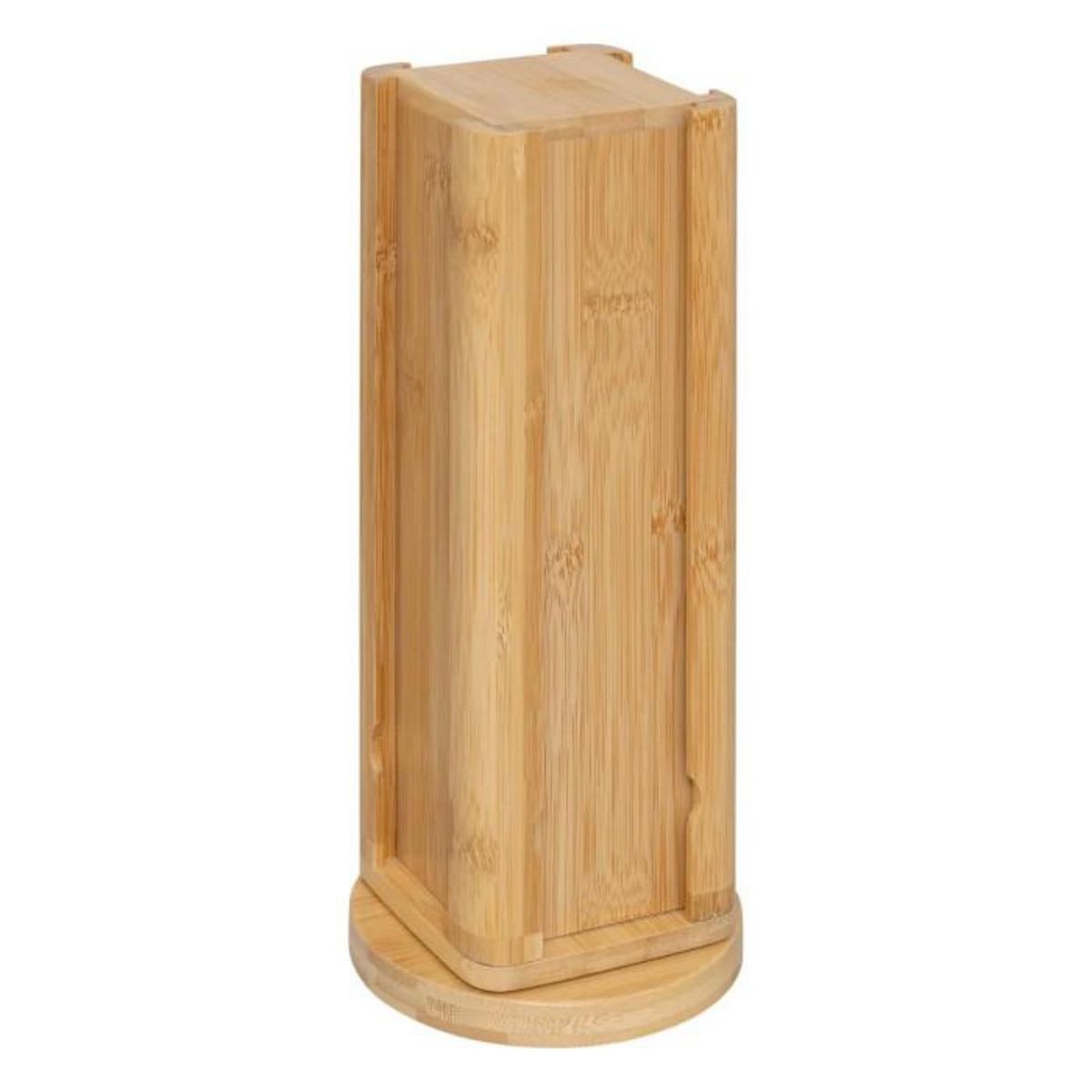 FIVE Porte-Capsules Rotatif en Bambou  20 Capsules  29cm Naturel