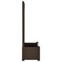 Voir la diapositive 4 : VIDAXL Jardiniere avec treillis 100x43x142 cm PP Moka
