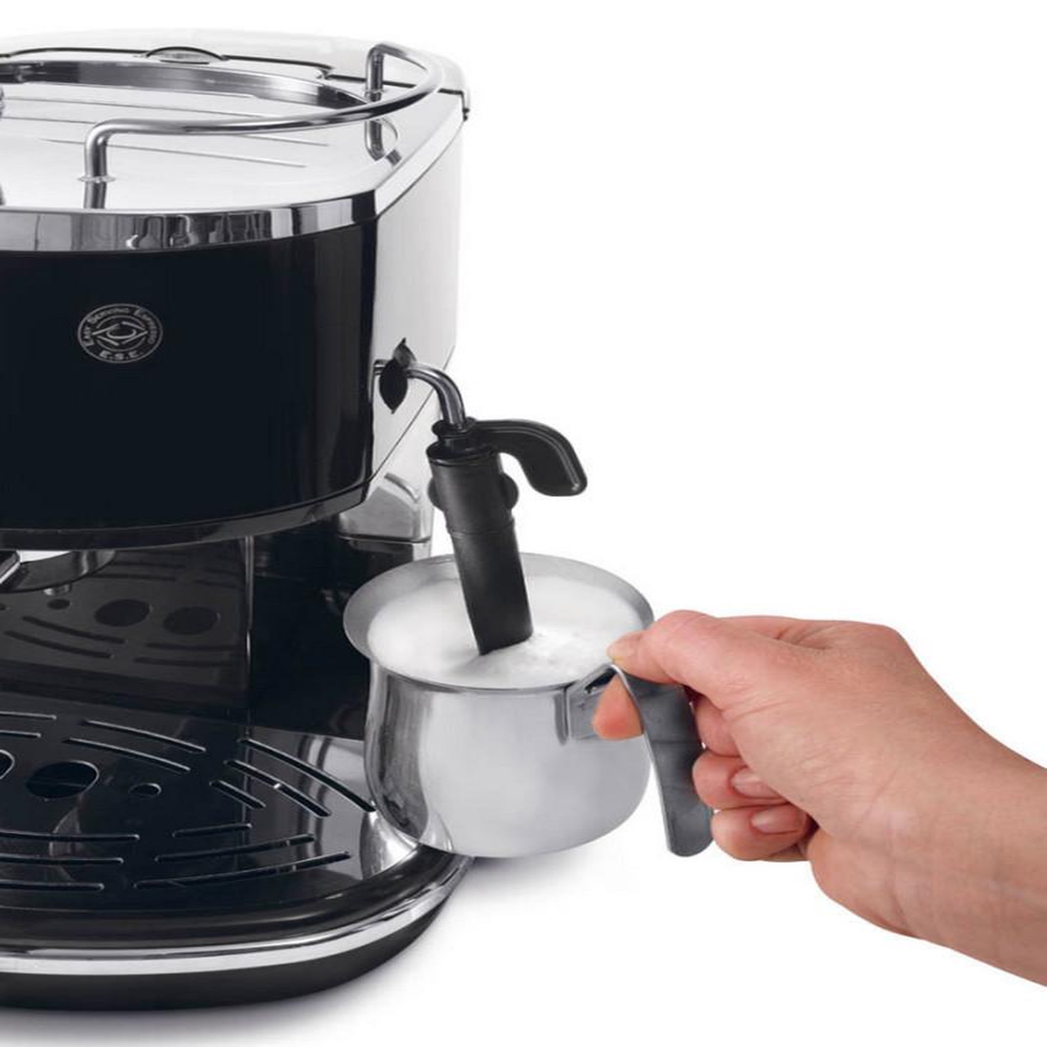 Voir la diapositive 2 : DELONGHI Machine à espresso 15 bars noir - eco311bk