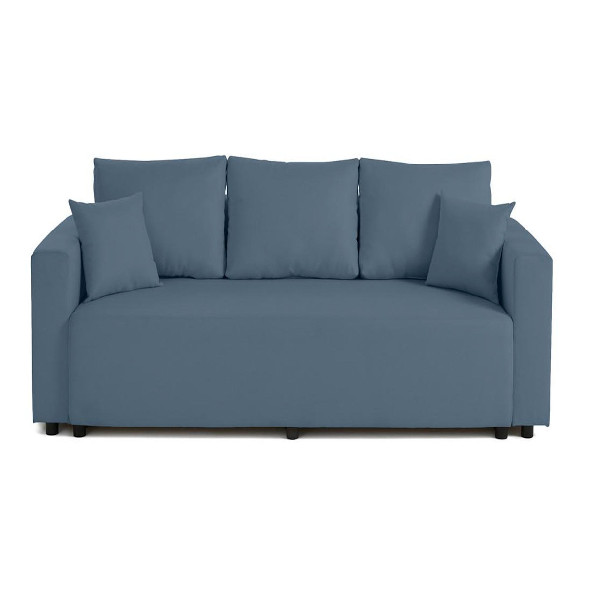 BEST MOBILIER Regala - canapé 3 places - convertible avec coffre - en tissu