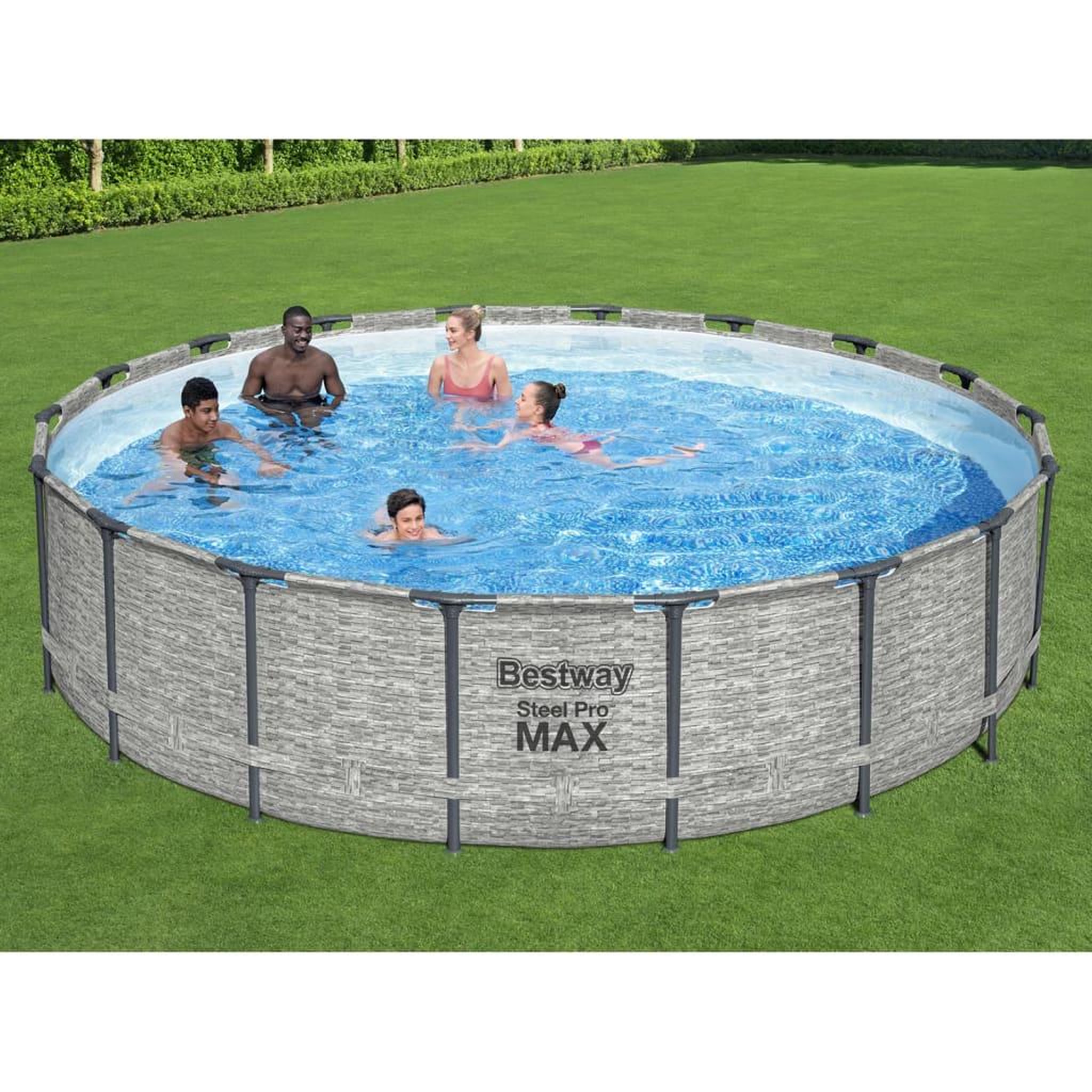 Voir la diapositive 1 : BESTWAY Bestway Piscine Power Steel 549x122 cm