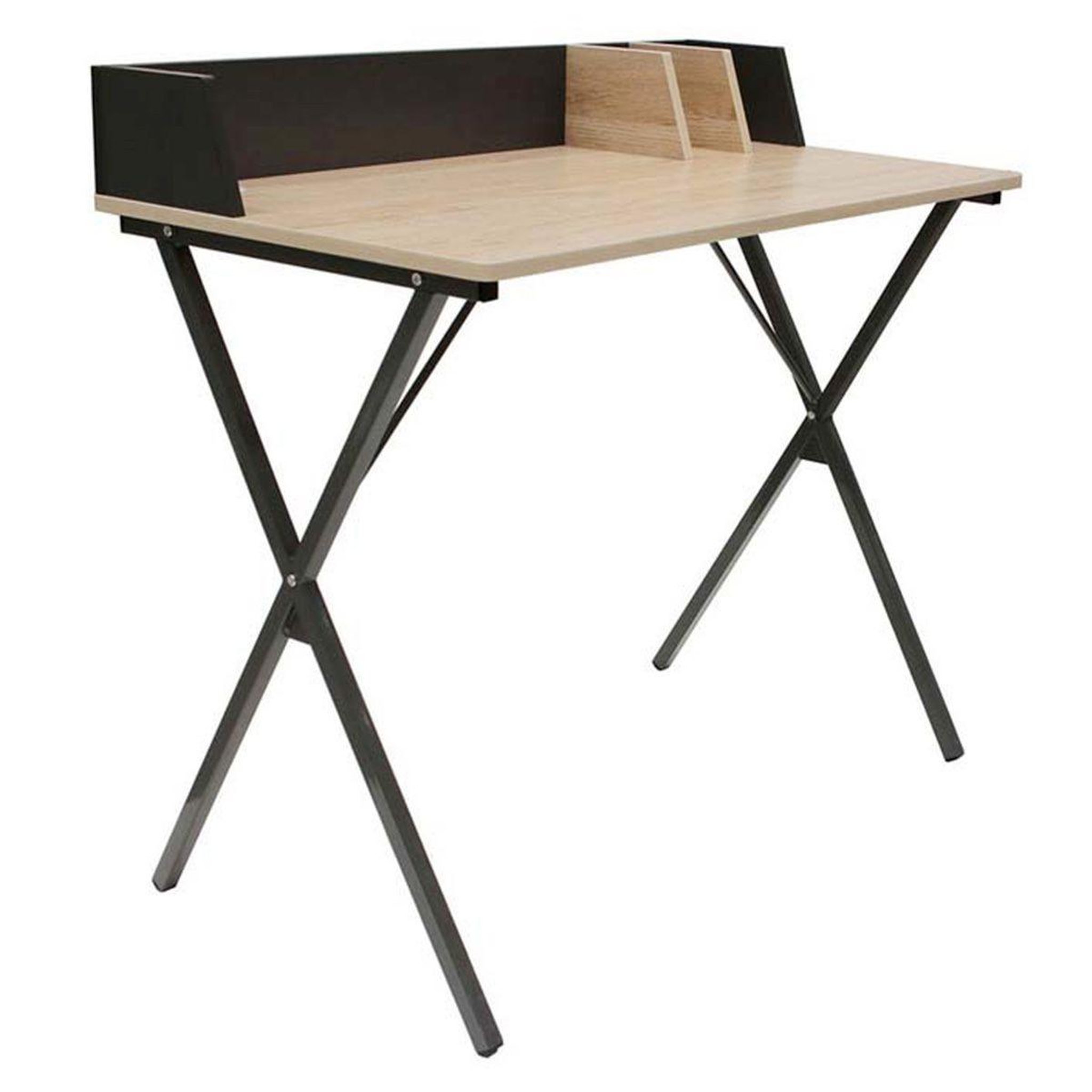 The Home Deco Factory Bureau design  brice  90cm noir