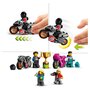 Voir la diapositive 6 : LEGO City 60361 - Le défi ultime des motards cascadeurs, Jouet 3-en-1, avec 2 Motos de Cascades pour 1 ou 2 Joueurs