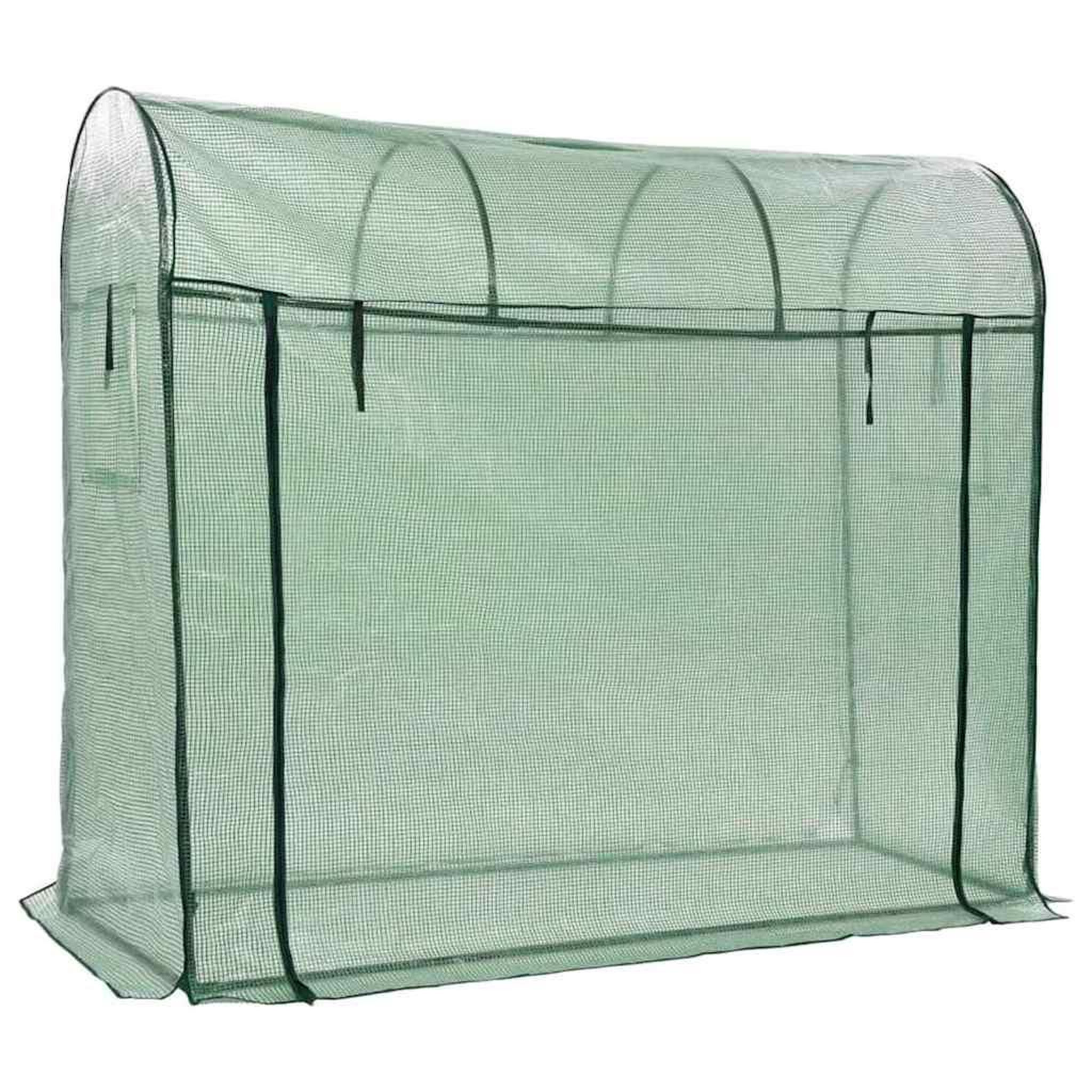 Voir la diapositive 3 : VIDAXL Serre avec porte zippee 200x80x170 cm