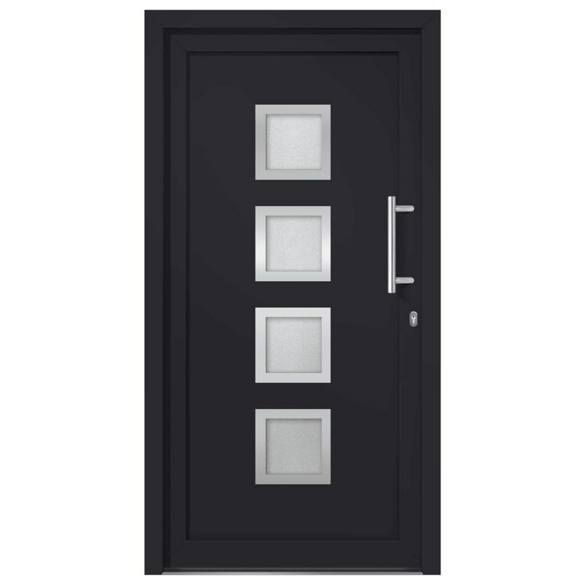 VIDAXL Porte d'entree Anthracite 98x208 cm
