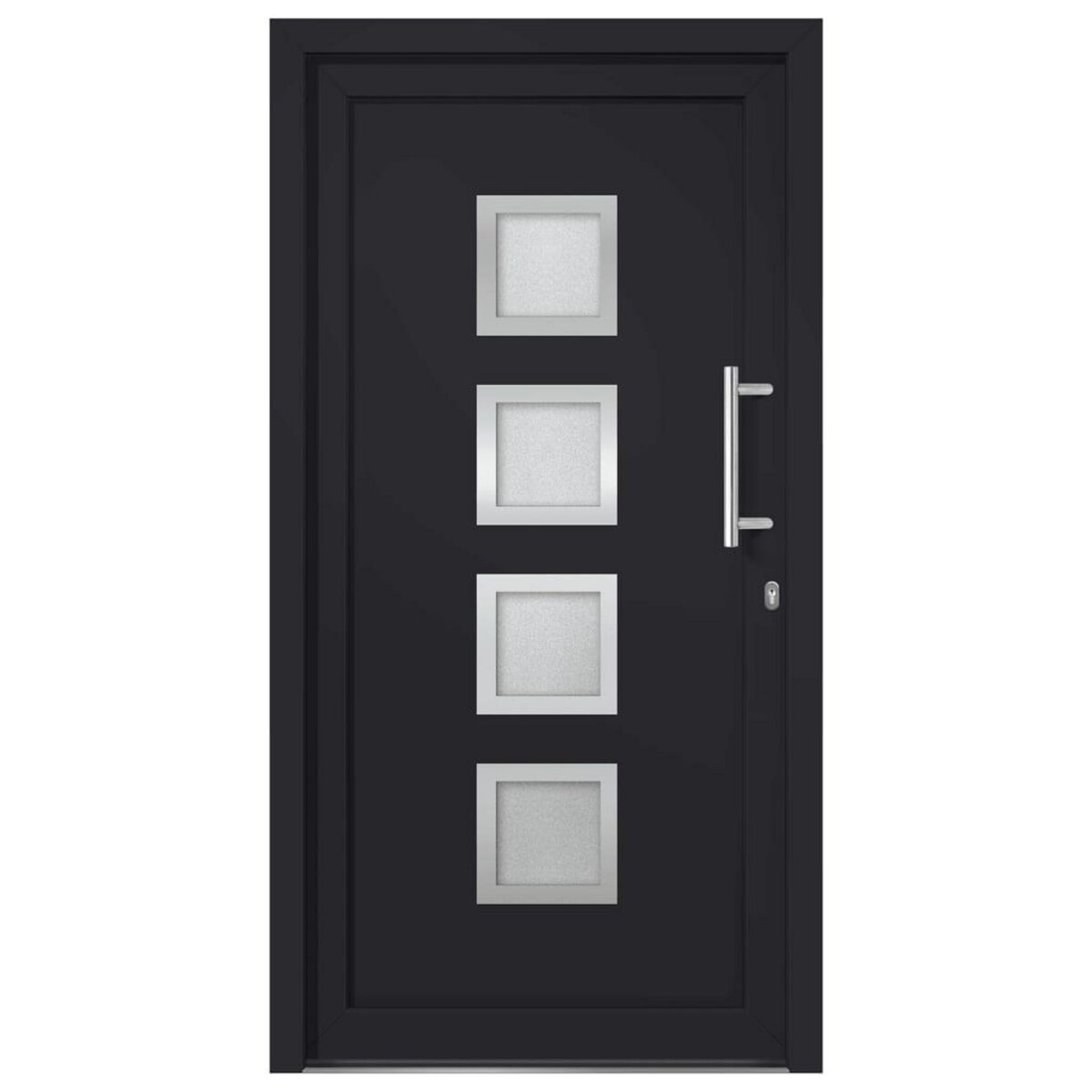 VIDAXL Porte d'entree Anthracite 98x208 cm