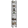 Voir la diapositive 4 : VIDAXL Bibliotheque a 6 niveaux blanc 40x30x210 cm bois ingenierie