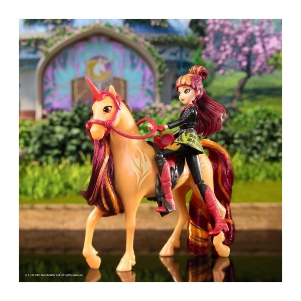 Spin Master SPIN MASTER COFFRET LICORNE ET POUPEE CINDER ET VALENTINA Unicorn Academy