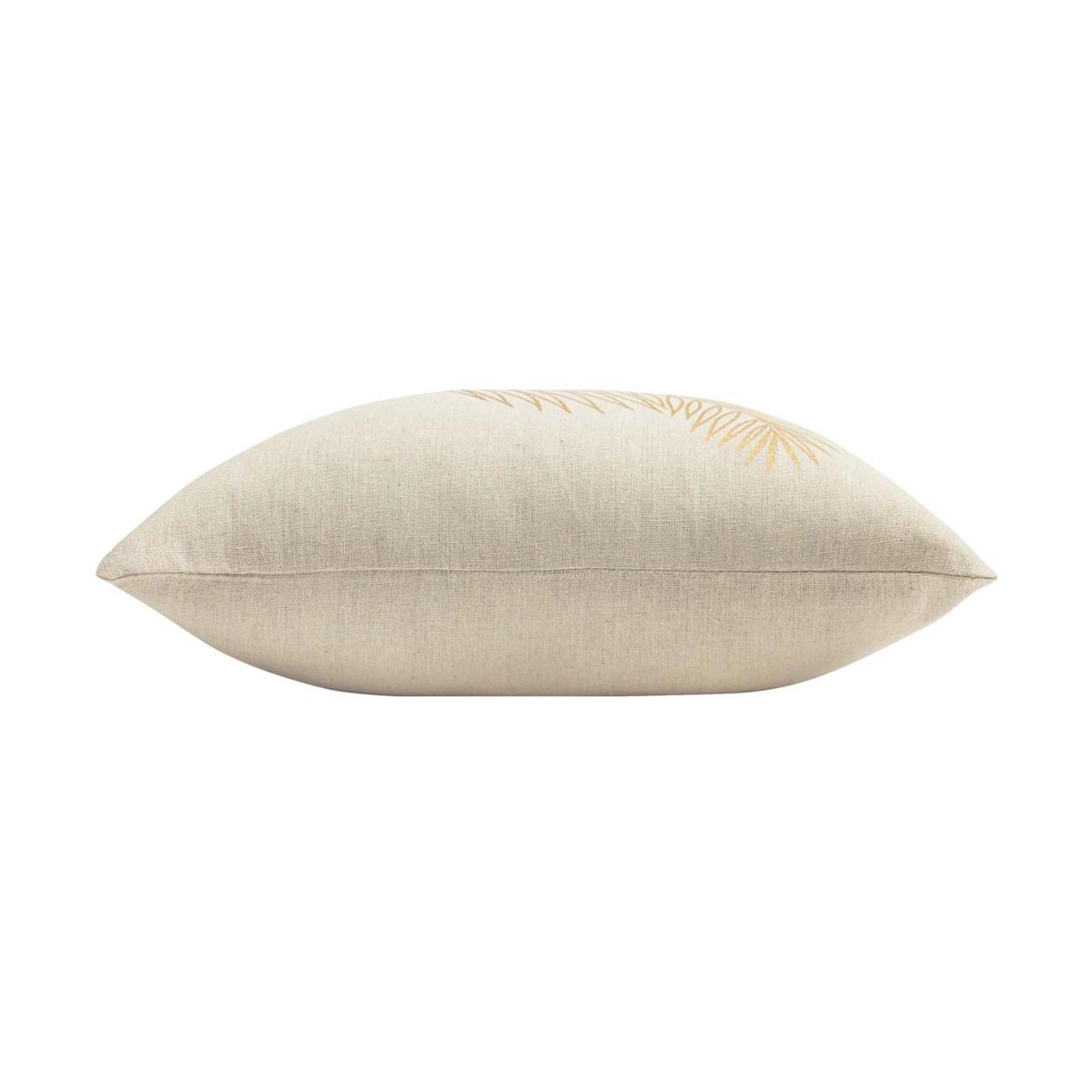 Voir la diapositive 2 : Douceur d'Intérieur Coussin déco  isadora  45x45cm beige & vert sauge