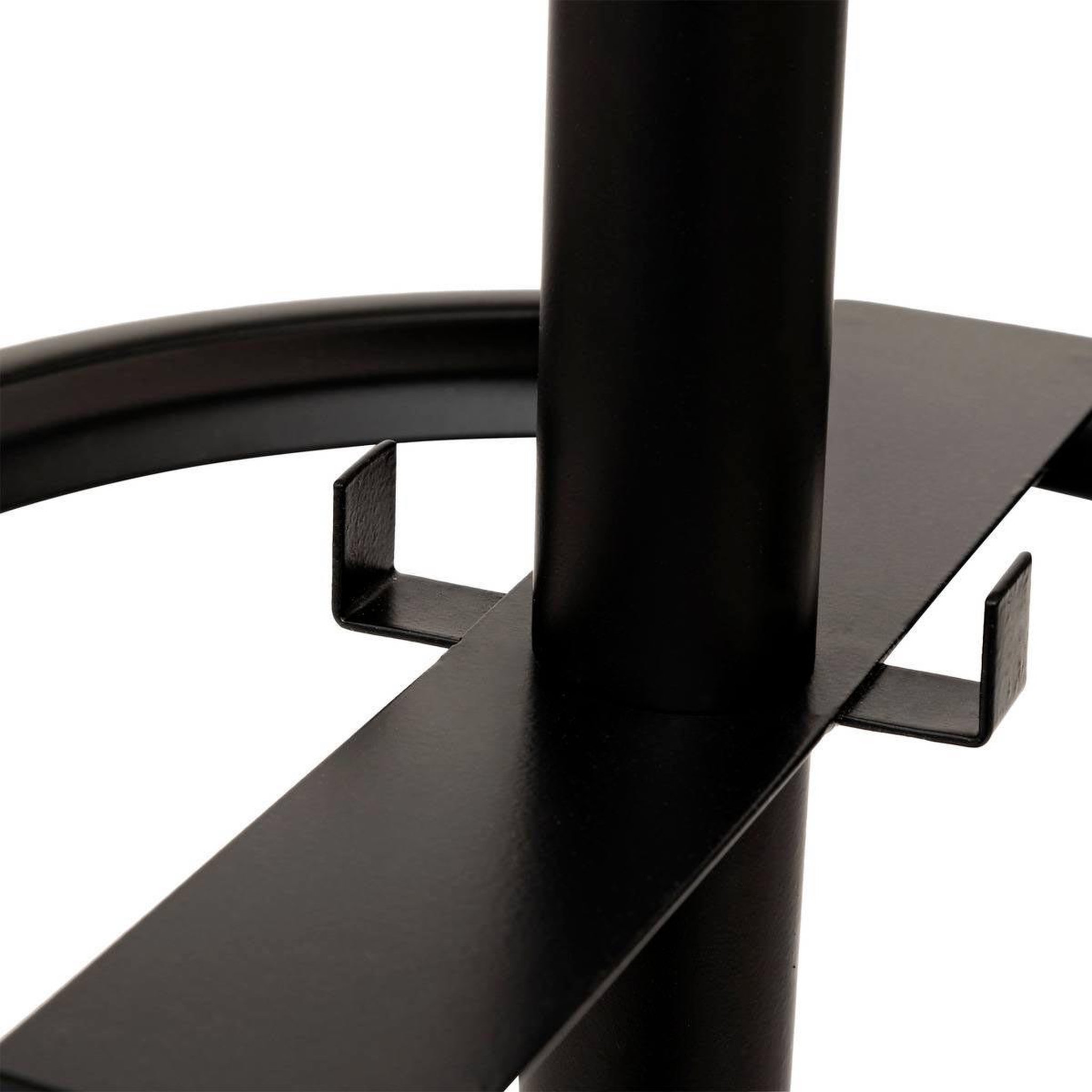 Voir la diapositive 4 : FIVE Porte-manteau 8 tiges en métal  hélix  175cm noir
