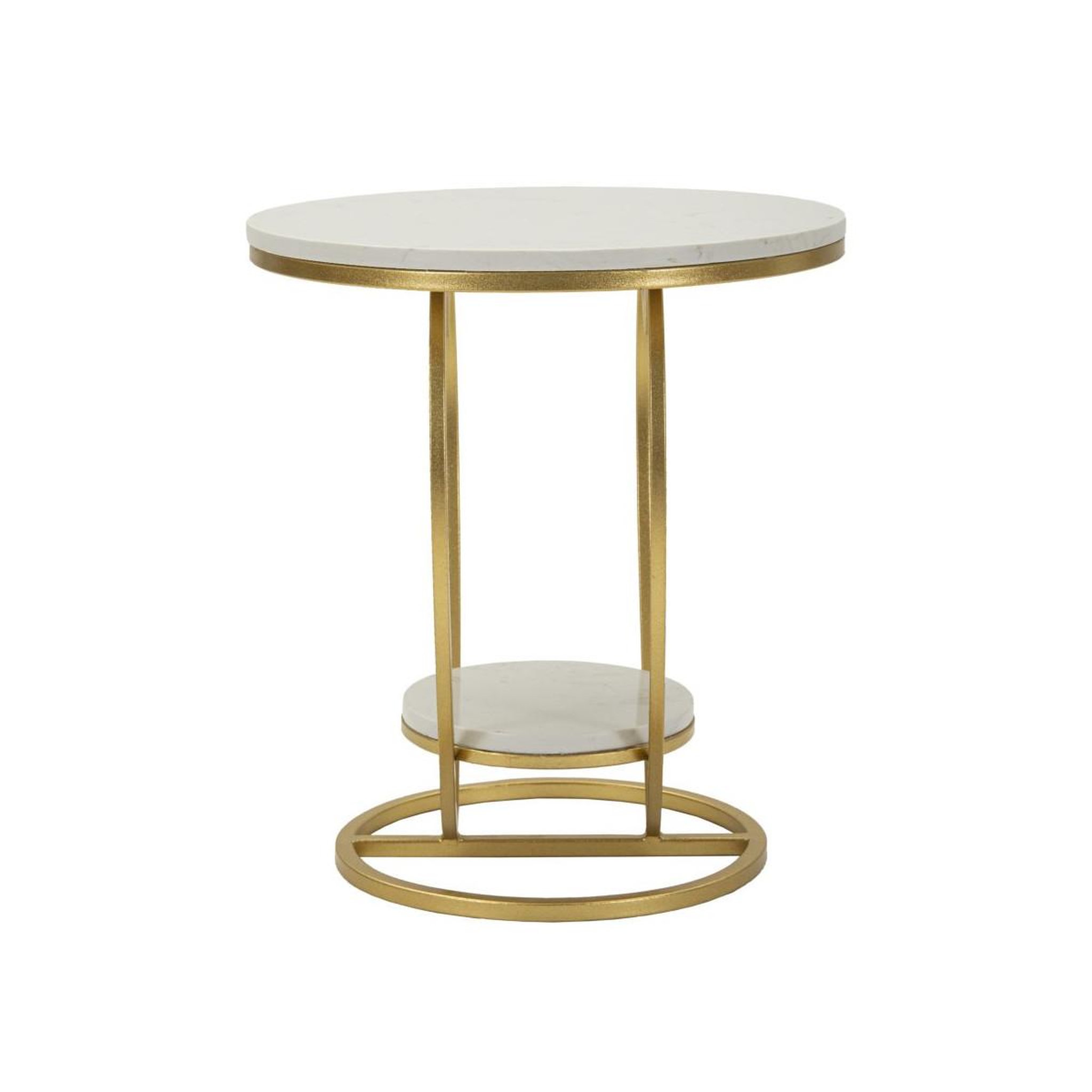 Voir la diapositive 5 : Paris Prix Table d'appoint design  heart  45cm or