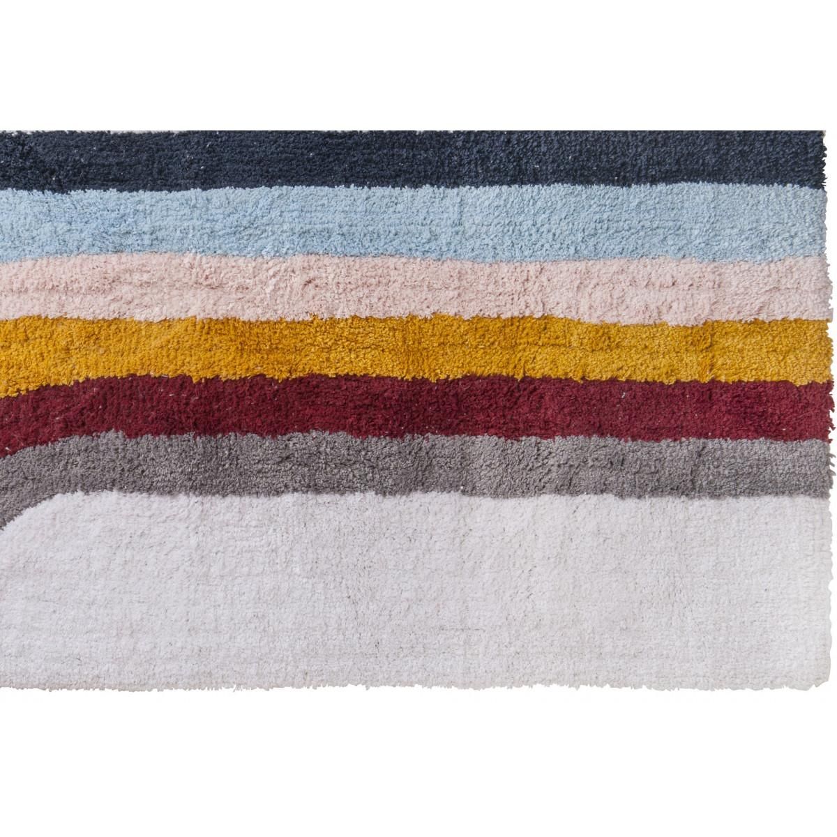 GUY LEVASSEUR Tapis enfant déco arc-en-ciel 50x80cm