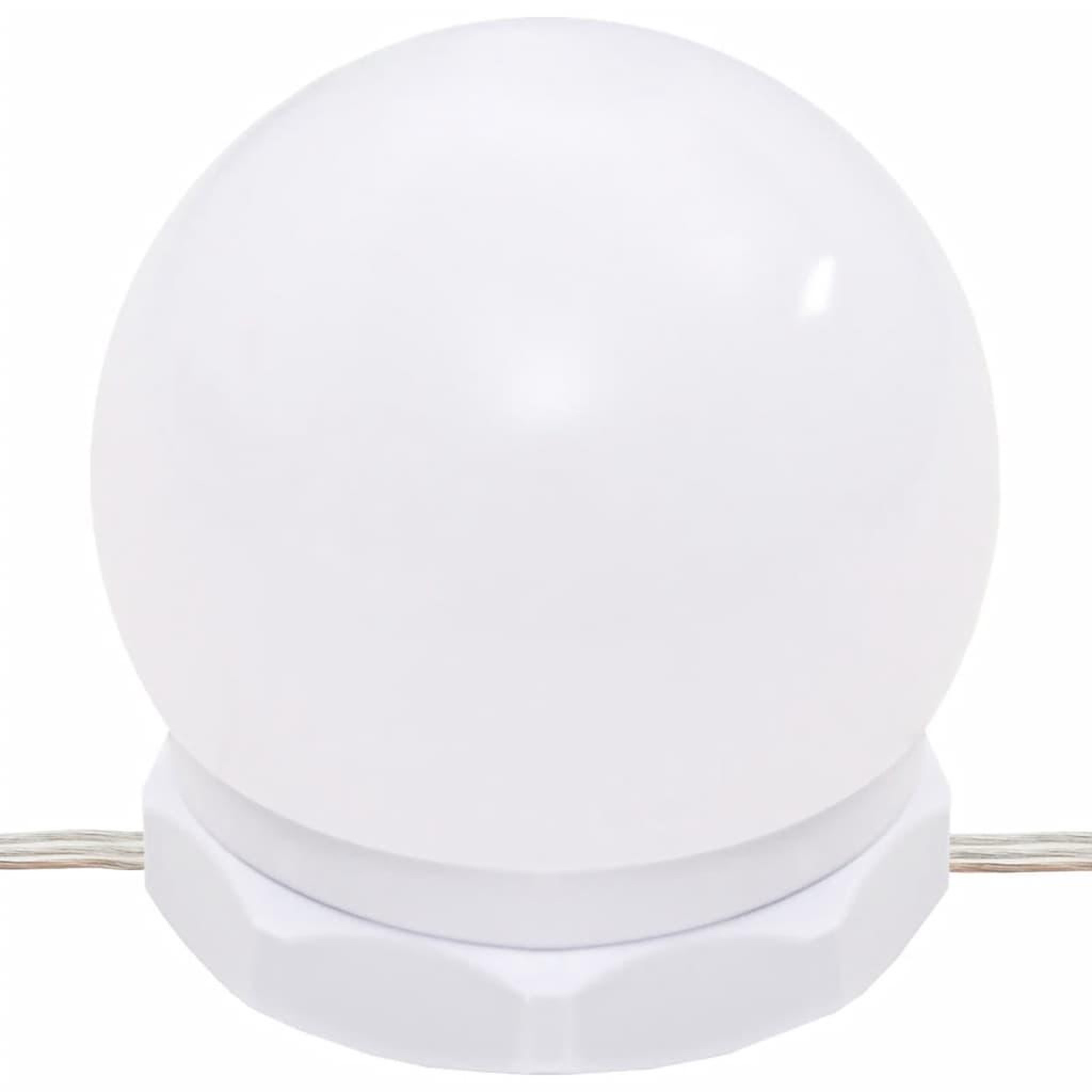Voir la diapositive 5 : VIDAXL Ensemble de coiffeuse avec LED Blanc Bois d'ingenierie