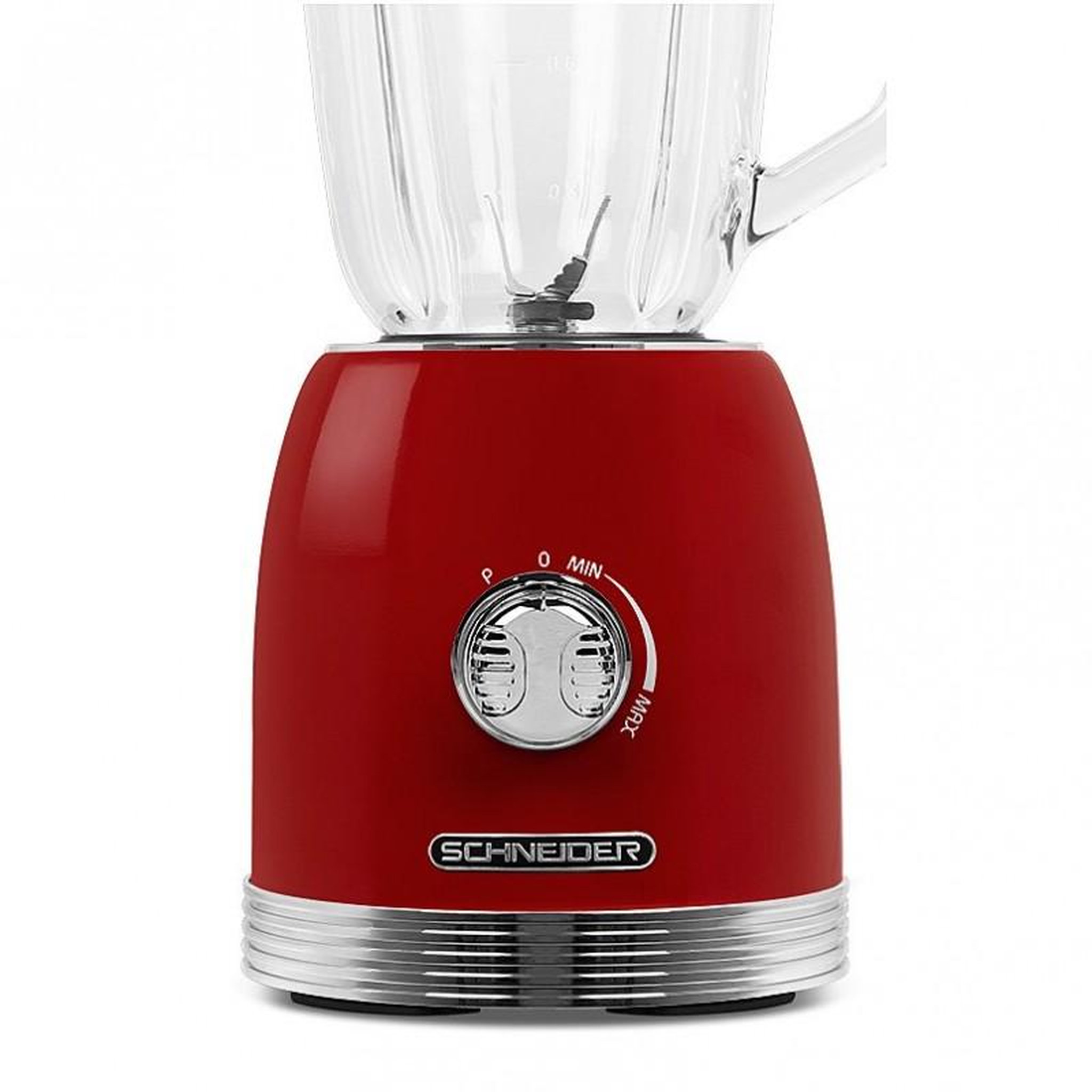 Voir la diapositive 6 : SCHNEIDER Blender vintage rouge 800 watts schneider scbl15r